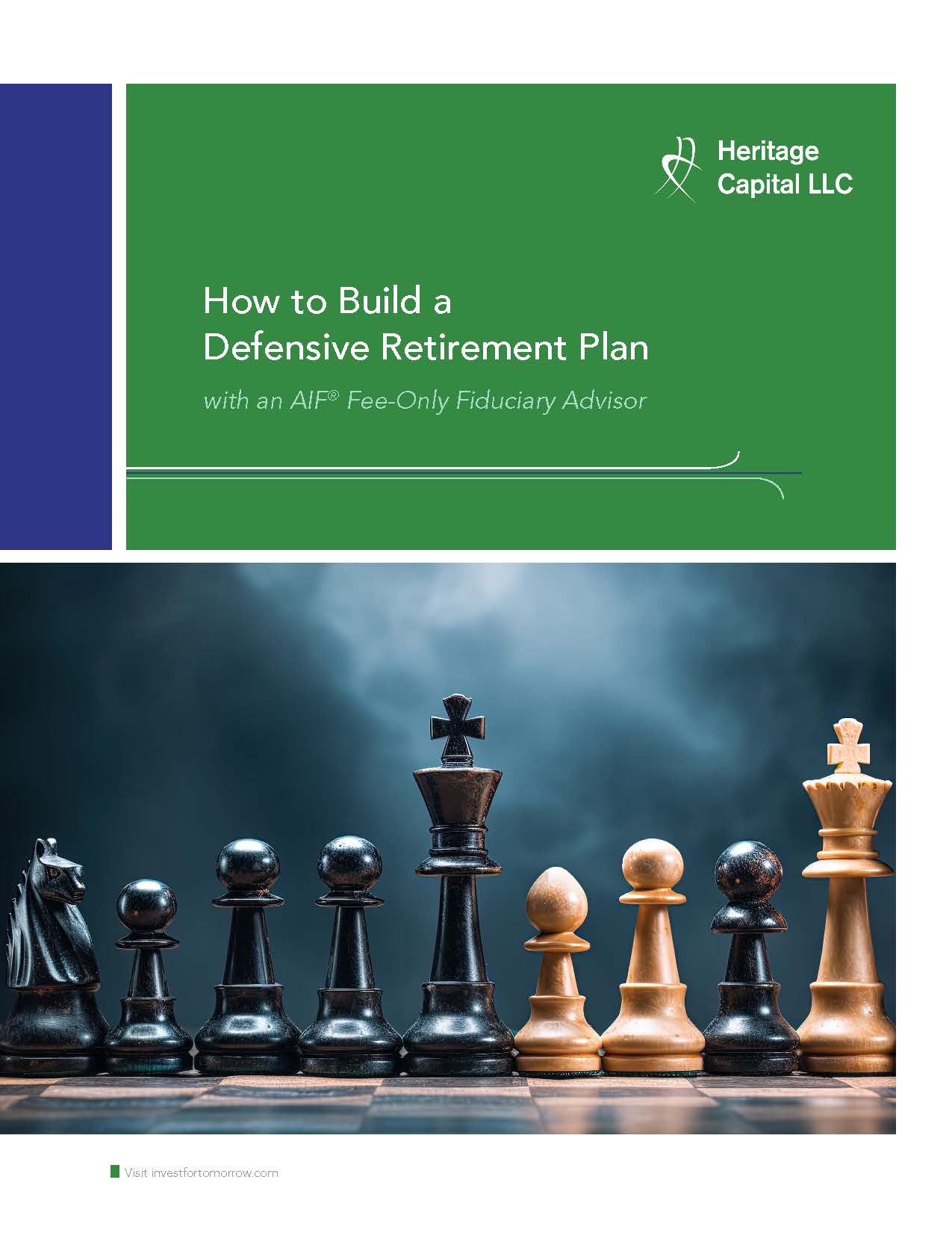 How to Build a Defensive Retirement Plan - Heritage eBook Cover Image